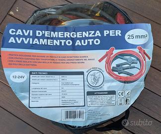 cavi batteria per avviamento auto