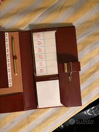 Planner vintage in pelle
