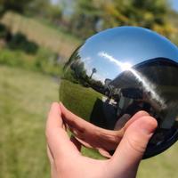 Set 7 sfere a specchio in acciaio inossidabile