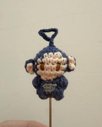 Mini amigurumi Tinky Winky Teletubbies