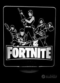 fortnite lampada led personalizzabile con nome 