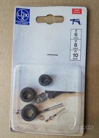 Stop arresto di profondità 3 pz 6 / 8 / 10 mm Lux 