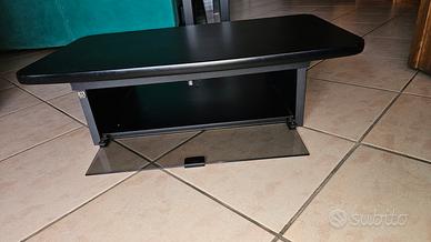 Mobiletto porta tv girevole con vetro fumè