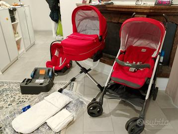 Inglesina trio COMPLETO+stand up+BaseAuto RomaNord