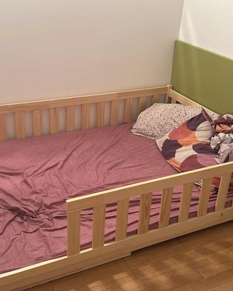 Letto Montessoriano una Piazza e Mezza + Materasso