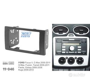 TELAIO NERO RADIO 2-DIN PER FORD FOCUS C-MAX S-MAX