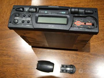 Autoradio mangiacassette Grundig 3301 Rds completa