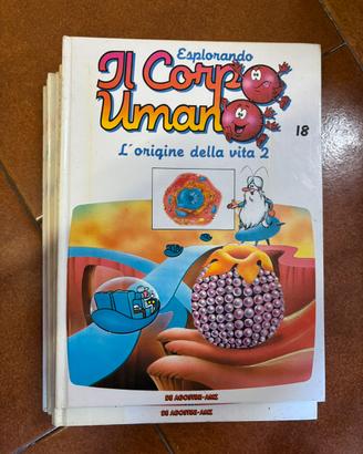 Collezione di esplorando il corpo umano