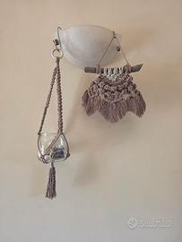 Portavaso macrame  Arazzo da parete macrame Boho