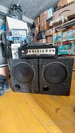 Behringer Ultrabass BX3000T + freeport + casse