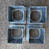 Piedi porta pilastri in ferro