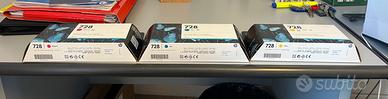 Cartuccie colore HP. per plotter