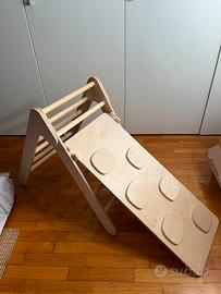 Triangolo di Pikler scivolo arrampicata