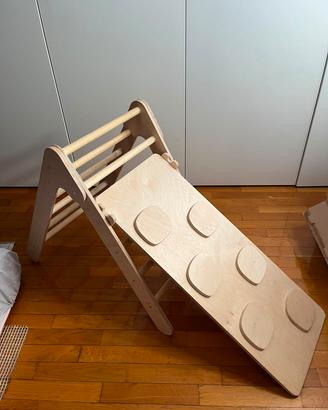 Triangolo di Pikler scivolo arrampicata