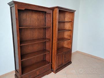 librerie in legno massello