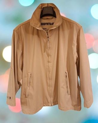 Giacca Harrington uomo in cotone beige  Murphy&Nye
