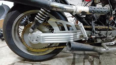 FORCELLONE POSTERIORE IN ALLUMINIO RICAVATO DAL PI