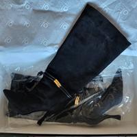 Stivali Isabella Lorusso n.37 scamosciato tacco 10