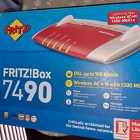 Modem Router Fritz Box 7490