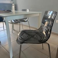 3 Sedie Calligaris L'Eau grigio