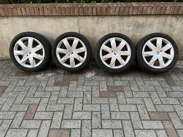 4 cerchi in lega  renault + gomme  205/50 17