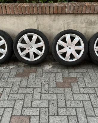 4 cerchi in lega  renault + gomme  205/50 17
