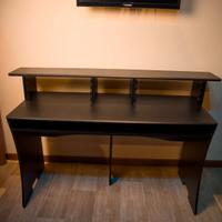 Scrivania Studio Recording con Rack 8U