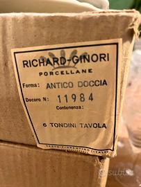 Servizio da Tavola Richard Ginori vintage