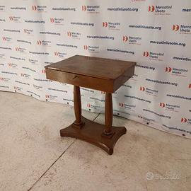 Tavolino da lavoro stile Impero in noce