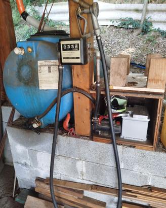 Cisterna gasolio+pompa e pistola
