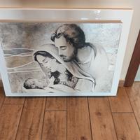Quadro - capezzale - sacra famiglia