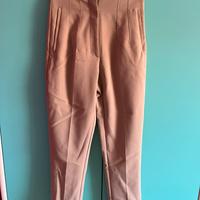 Pantalone Zara donna beige TG S