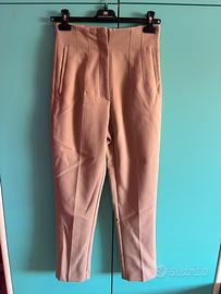Pantalone Zara donna beige TG S
