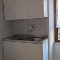 Set mobile con lavello e pensile 3 ante bianco