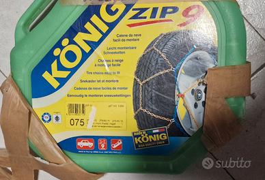 Catene Neve Invernali Konig Zip 9 misure 15"-16"