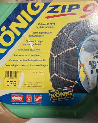 Catene Neve Invernali Konig Zip 9 misure 15"-16"