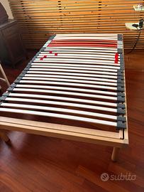 Letto con rete elettrica cm 120 con materasso