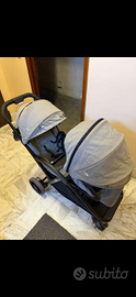 Passeggino gemellare/fratellare