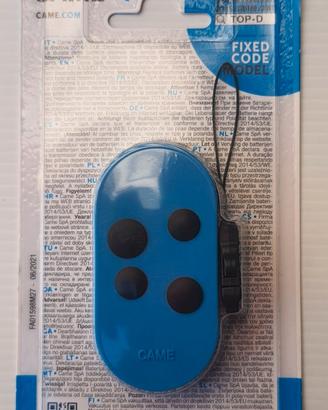 telecomando CAME 4 CH TOPD4FBS (433-868)