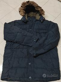 S. OLIVER giacca cappotto cappuccio pelliccia XXL 