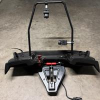 Portabici da gancio traino