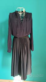 camicia Promod  e gonna blu pieghe