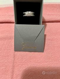 Anello Oro bianco 18k con diamanti