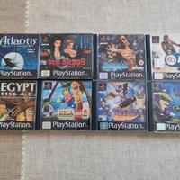 Lotto 8 videogiochi PS1 PlayStation Pal Ita Multi