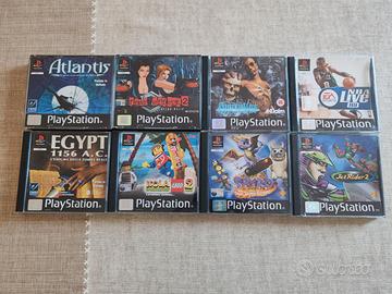 Lotto 8 videogiochi PS1 PlayStation Pal Ita Multi