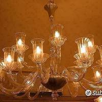 1930/40 Lampadario Venini (Murano)18 luci