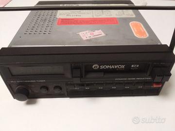 autoradio sonavox s777 con lettore cassette audio