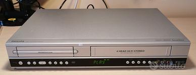 VIDEOREGISTRATORE lettore DVD vhs Philips DVP3550V