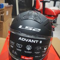 Casco LS2 Advant II Modular Nero Opaco 