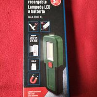 Doppia lampada led ricaricabile Parkside nuovo 